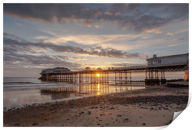 Cromer Pier sunrise Print by Mark Hawkes