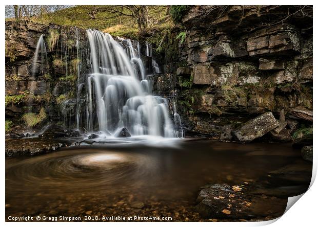 East Gill Force Print by Gregg Simpson