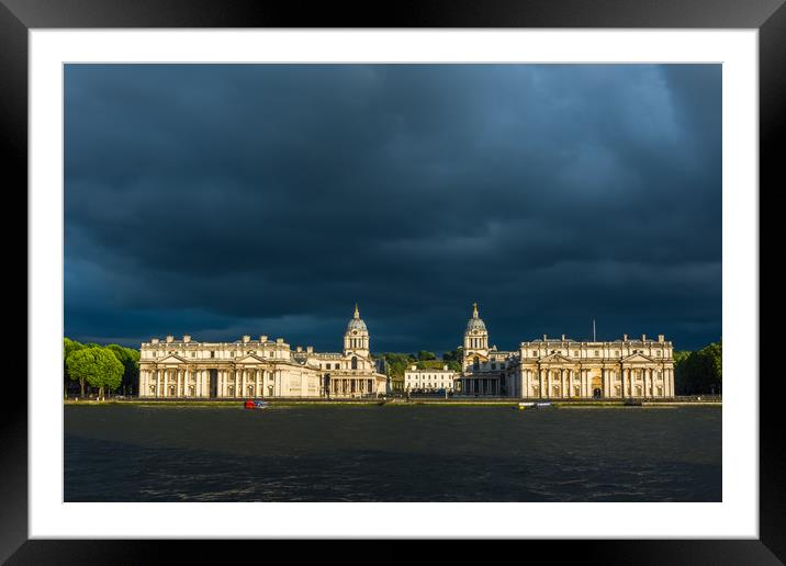 Old Royal Naval College, London Framed Mounted Print by David Ross