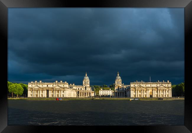 Old Royal Naval College, London Framed Print by David Ross