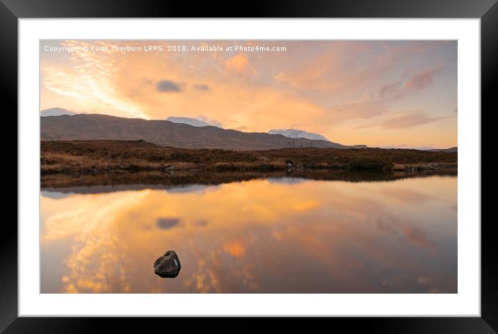 Lochan na h-Achlaise Framed Mounted Print by Keith Thorburn EFIAP/b