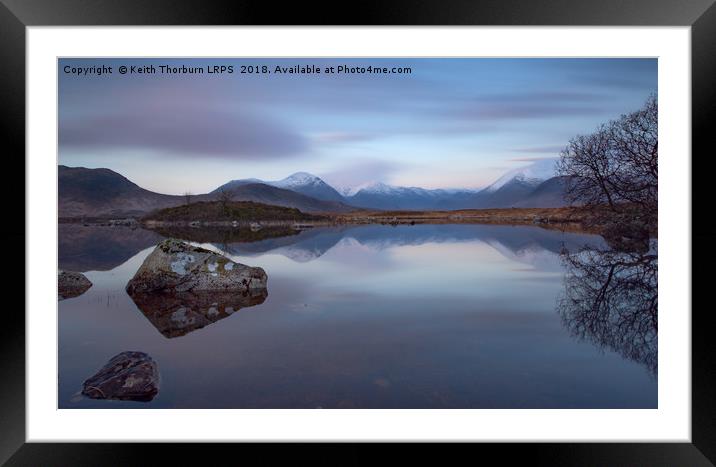 Lochan na h-Achlaise Framed Mounted Print by Keith Thorburn EFIAP/b