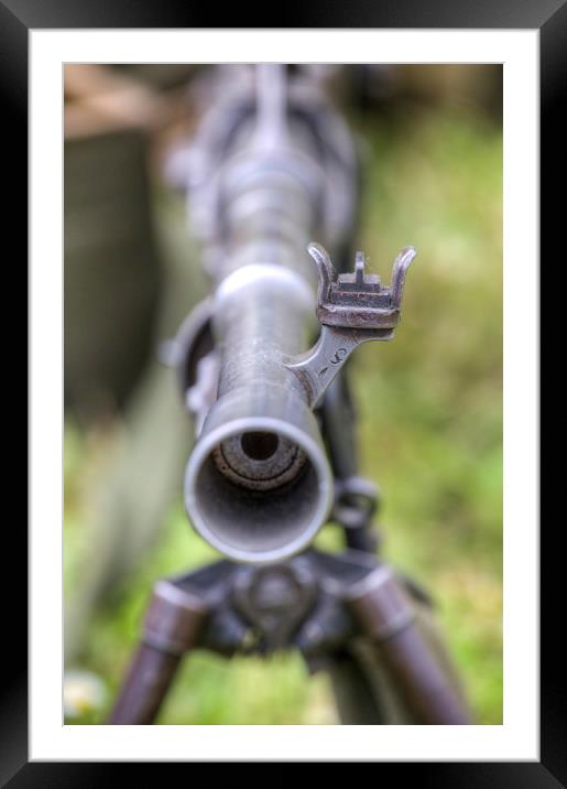 Bren Gun Framed Mounted Print by David Pyatt