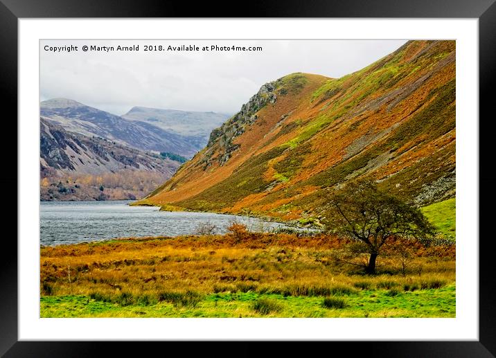 Angler's Crag, Ennerdale Water, Lake District Framed Mounted Print by Martyn Arnold