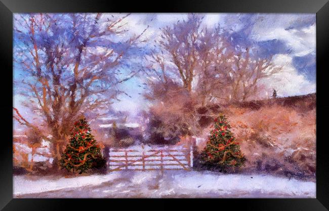 Christmas Time . Framed Print by Irene Burdell