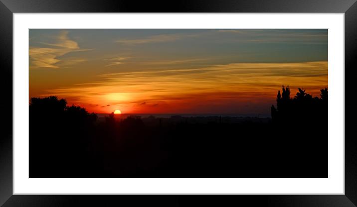 Spanish Sunrise Framed Mounted Print by Diana Mower
