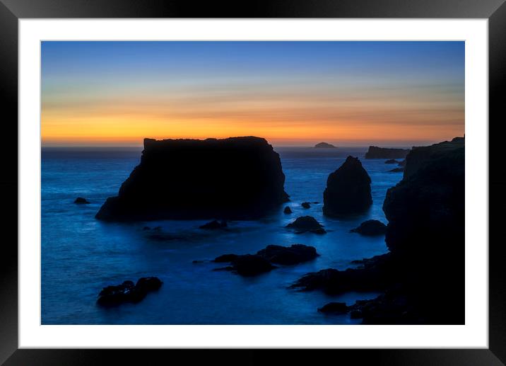 Eshaness at Sunset Framed Mounted Print by Arterra 