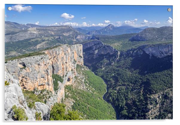 Gorges du Verdon, Provence Acrylic by Arterra 