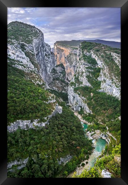 Point Sublime in the Gorges du Verdon, Provence Framed Print by Arterra 