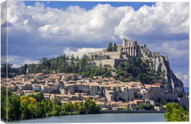 Citadel of Sisteron, Provence, France Canvas Print by Arterra 