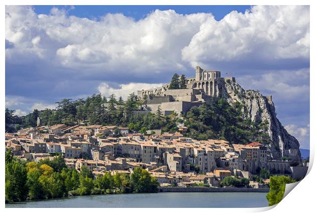 Citadel of Sisteron, Provence, France Print by Arterra 