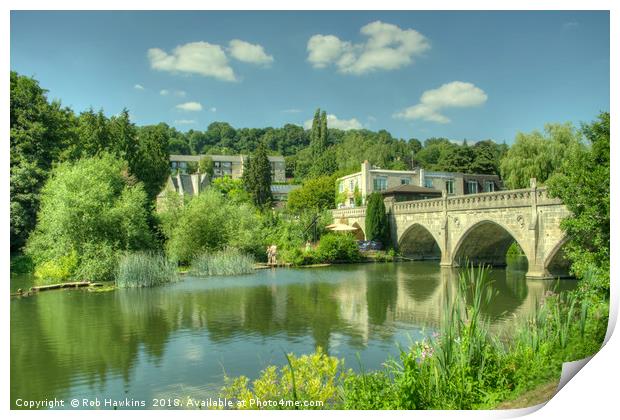 Bathampton Bridge  Print by Rob Hawkins