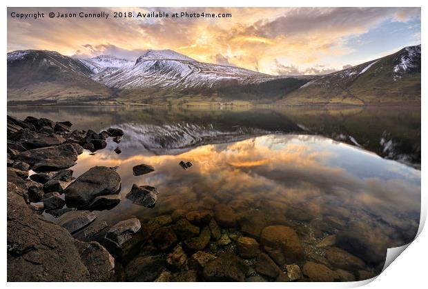 Wastwater sunrise Print by Jason Connolly