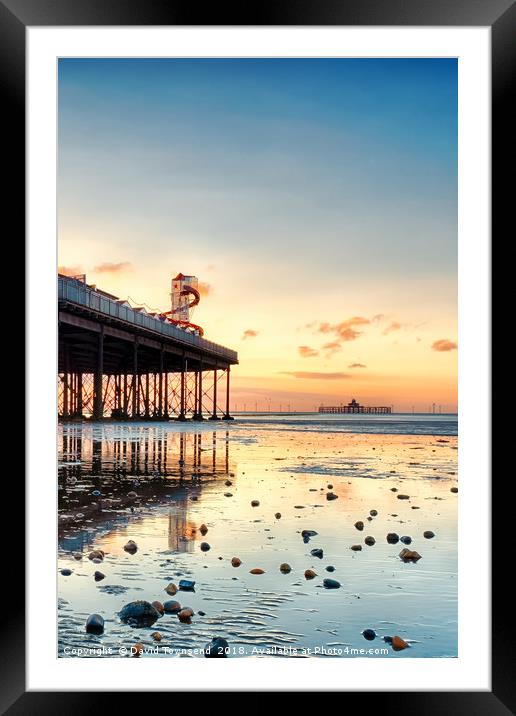 The third Pier Framed Mounted Print by David Townsend