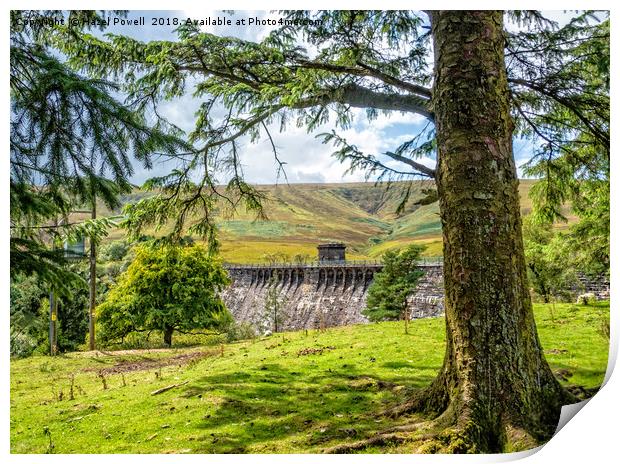 Grwyne Fawr Reservoir Print by Hazel Powell