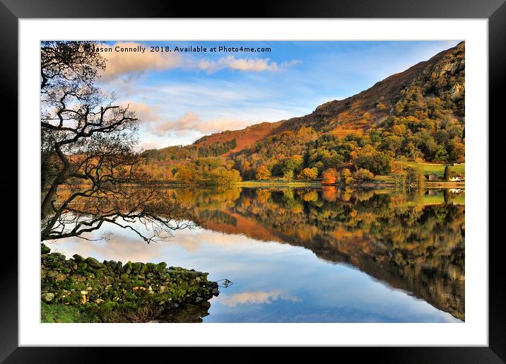 Rydalwater, Lake district. Framed Mounted Print by Jason Connolly