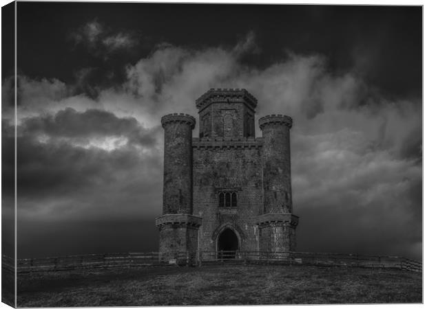 Paxton's Tower Folly, Carmarthenshire Canvas Print by Colin Allen