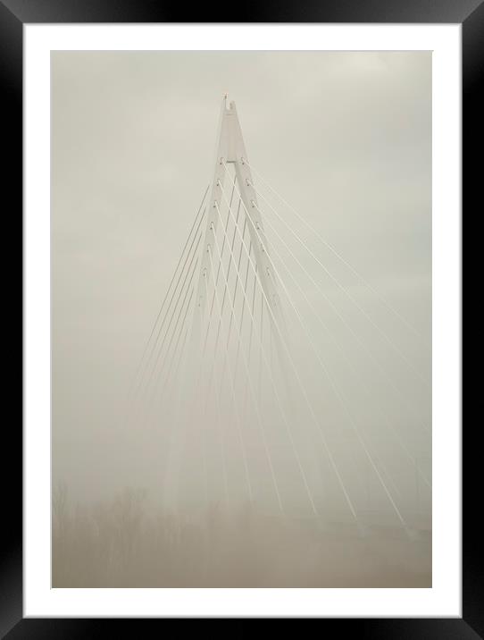 The Spire Framed Mounted Print by Kev Alderson
