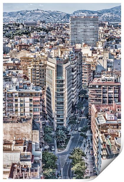 Alicante  Print by Valerie Paterson