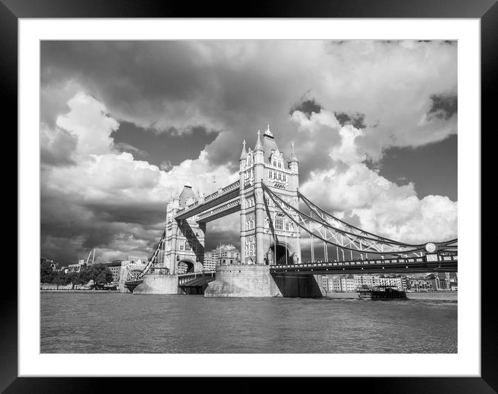 The Tower Bridge Framed Mounted Print by Clive Eariss