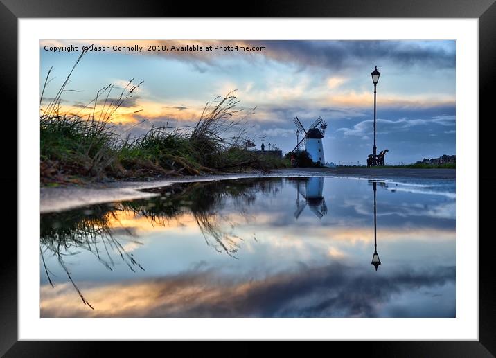 Lytham Reflections. Framed Mounted Print by Jason Connolly