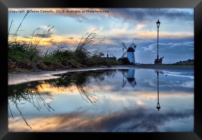 Lytham Reflections. Framed Print by Jason Connolly