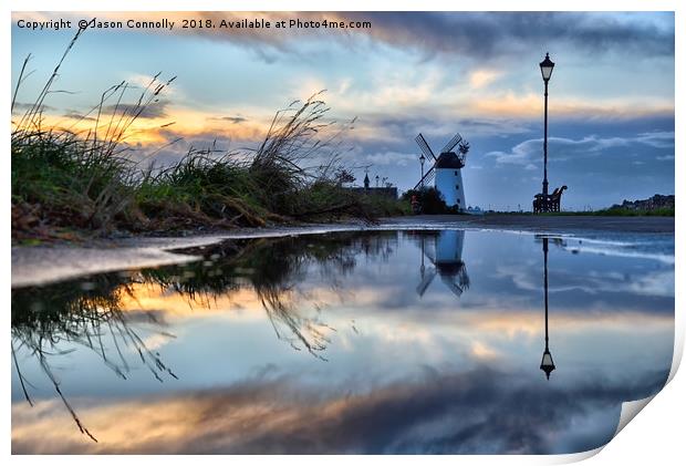 Lytham Reflections. Print by Jason Connolly