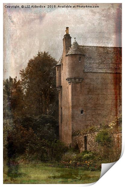 Fairytale Castle Print by LIZ Alderdice