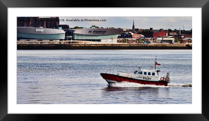 Pilot Launch "Turnstone." Framed Mounted Print by Frank Irwin