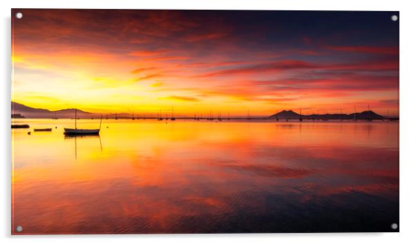 Sunrise Acrylic by Perry Johnson