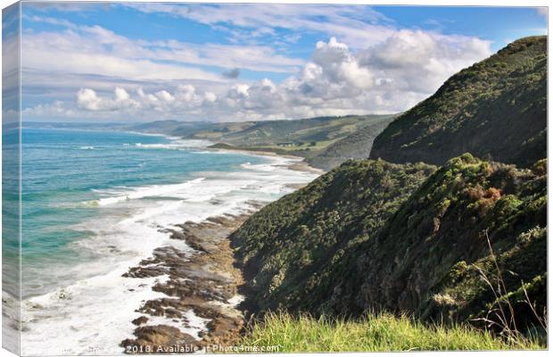 Cape Patton The Great Ocean Road Victoria Canvas Print by Jim Key