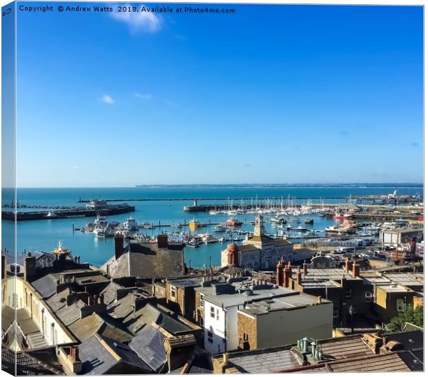 Ramsgate Harbour Canvas Print by Andy Watts
