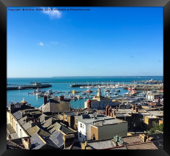Ramsgate Harbour Framed Print by Andy Watts