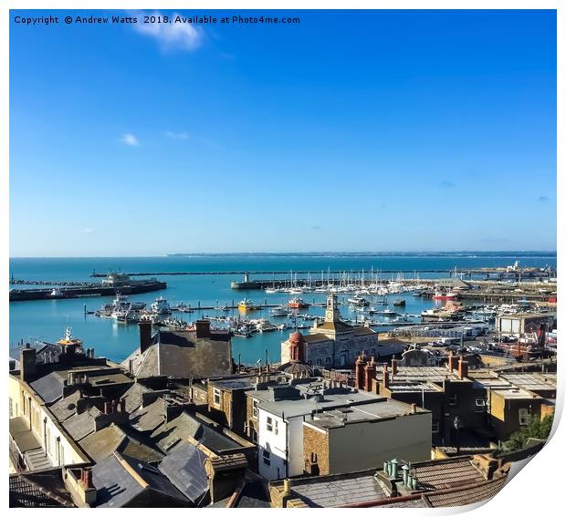 Ramsgate Harbour Print by Andy Watts