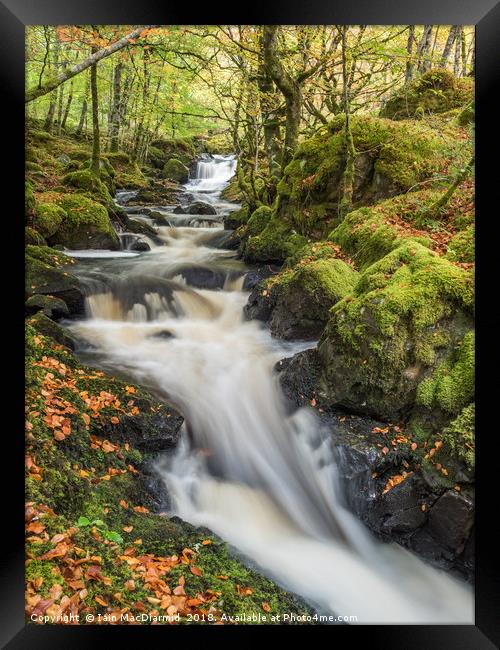 Eskadale Burn Framed Print by Iain MacDiarmid