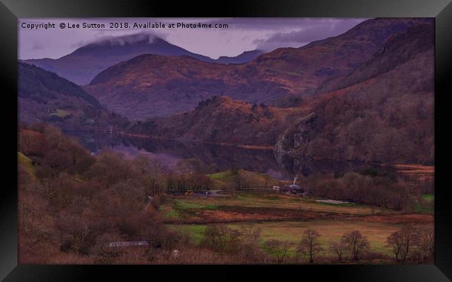 Nant Gwynant Reflections Framed Print by Lee Sutton
