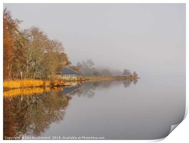 Loch Meiklie Print by Iain MacDiarmid