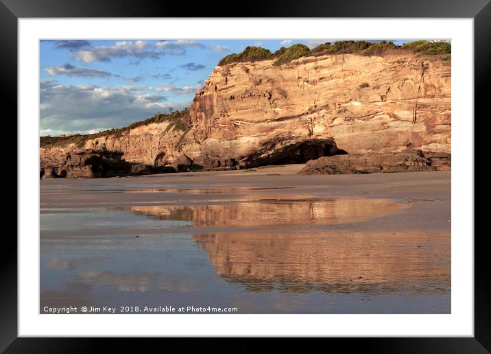Caves Beach Australia Framed Mounted Print by Jim Key