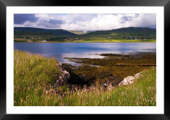Loch Snizort on a Summer Day, Isle of Skye Framed Mounted Print by Jacqi Elmslie