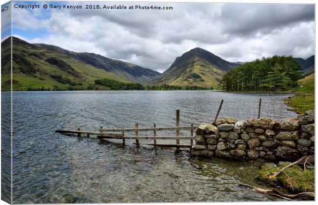 Buttermere And Fleetwith Pike Canvas Print by Gary Kenyon
