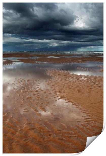 reflections, balmedie beach Print by Craig MacKenzie