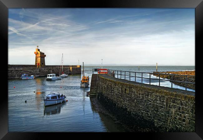 Lynmouth Harbour                        Framed Print by Darren Galpin