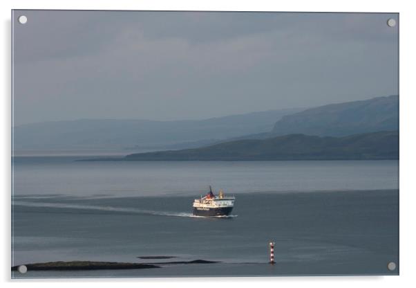 Oban Gateway to the Isles Acrylic by Rich Fotografi 