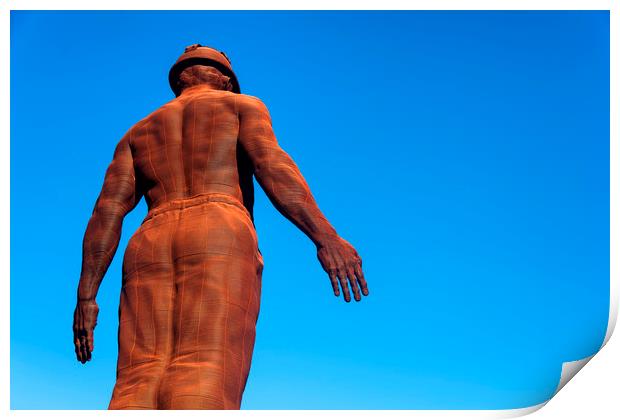 Guardian of Six Bells Mining Memorial   Print by Dean Merry