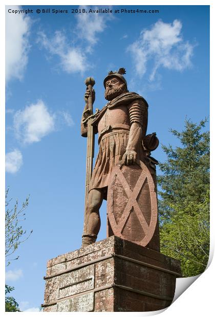 William Wallace Print by Bill Spiers