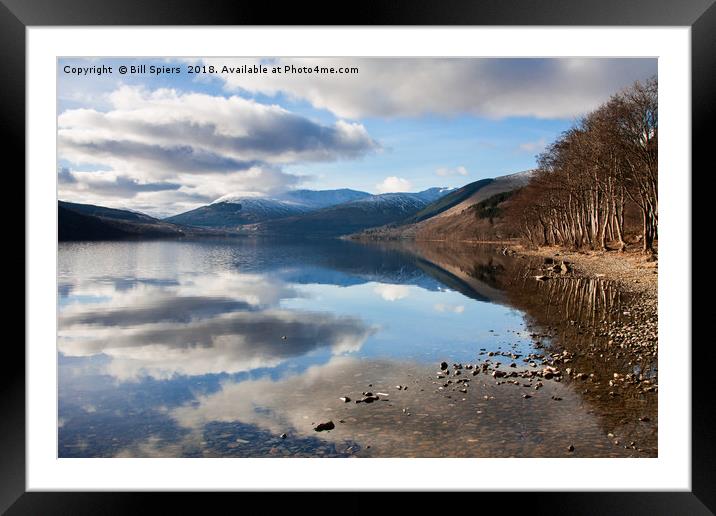 Loch Earn, Scotland Framed Mounted Print by Bill Spiers