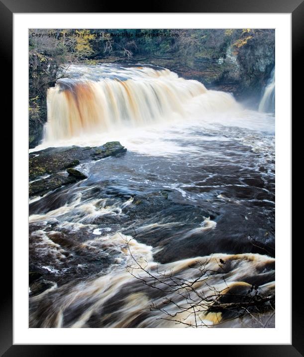 Bonnington Linn, Falls of Clyde, Lanark Framed Mounted Print by Bill Spiers