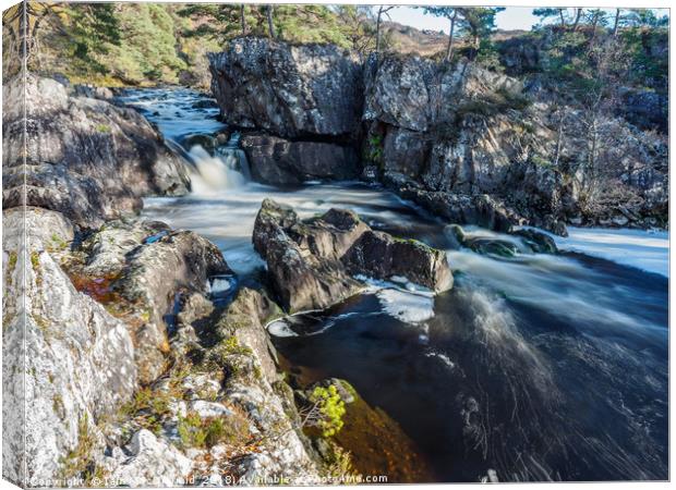 Pollcherian Waterfall Canvas Print by Iain MacDiarmid