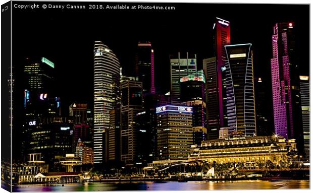 Singapore Skyline Canvas Print by Danny Cannon