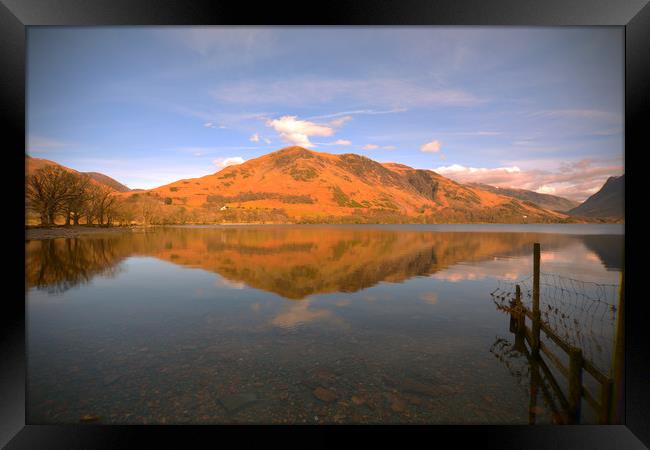Buttermere Reflections  Framed Print by graham young